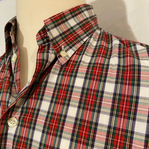 ICEBERG Men’s Plaid Button Down Shirt Sz XL - Picture 3 of 7
